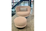 Atelier Swivel Chair & Footstool