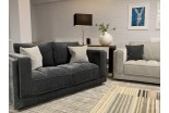 Misano 2 Seat Sofa in Dusky Grey Fabric