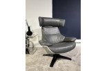 Nîmes Chair Grigio Leather 