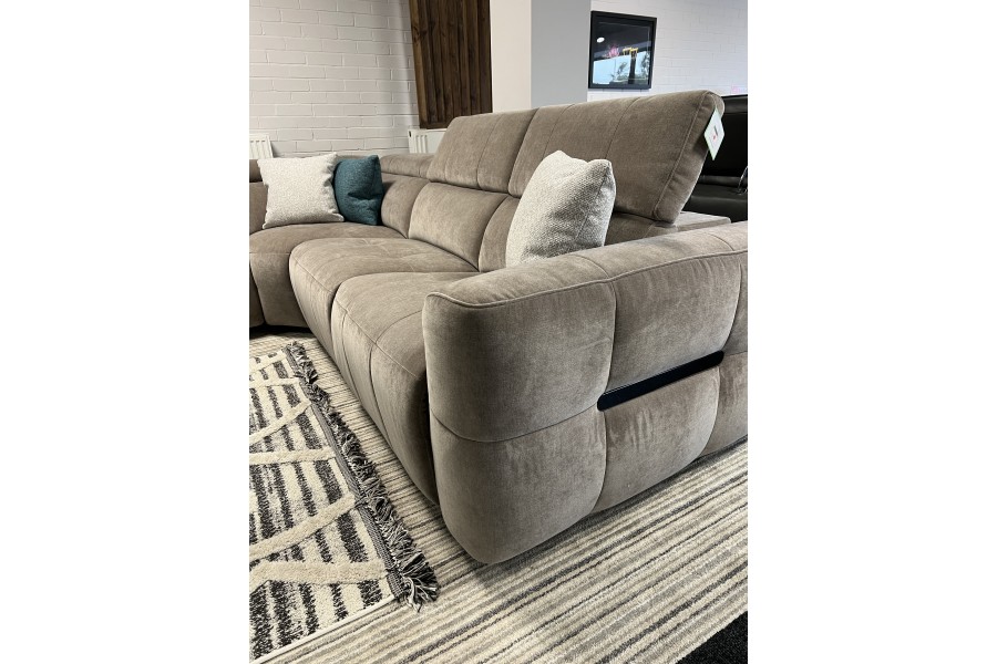 Milan - Fabric Corner Sofa - Kaia Nutmeg
