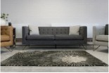 Milano 3 Seat Sofa in Truffle Fabric