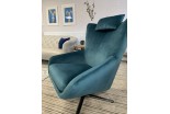 Soho Chair in Teal Velvet