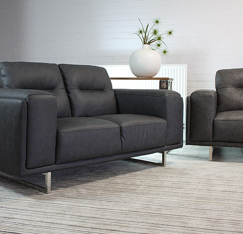 brooklyn vegan leather sofa